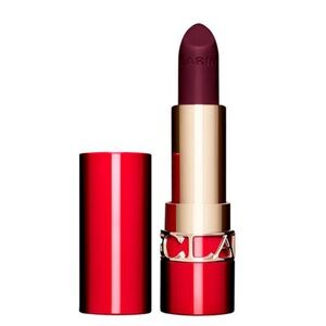 CLARINS Joli Rouge Velvet 744V Plum Matte Hydrating Lipstick New